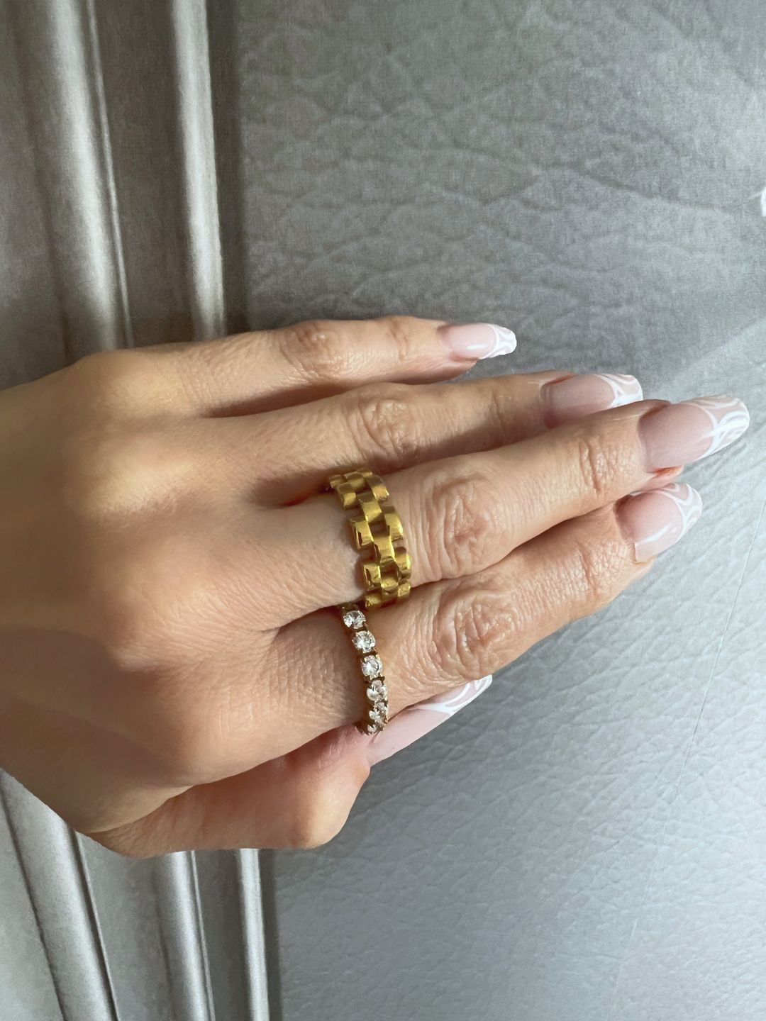 Customer photo review of Deluxe Ring | 18K vergoldet