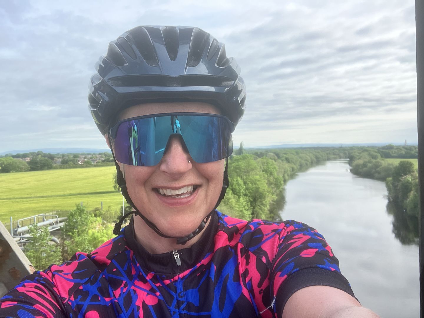 Customer photo review of Dazzling Graffiti Cycling Jersey