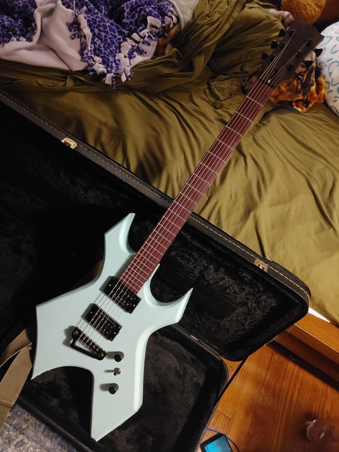 Customer photo review of BabyGrand Guitar Bridge