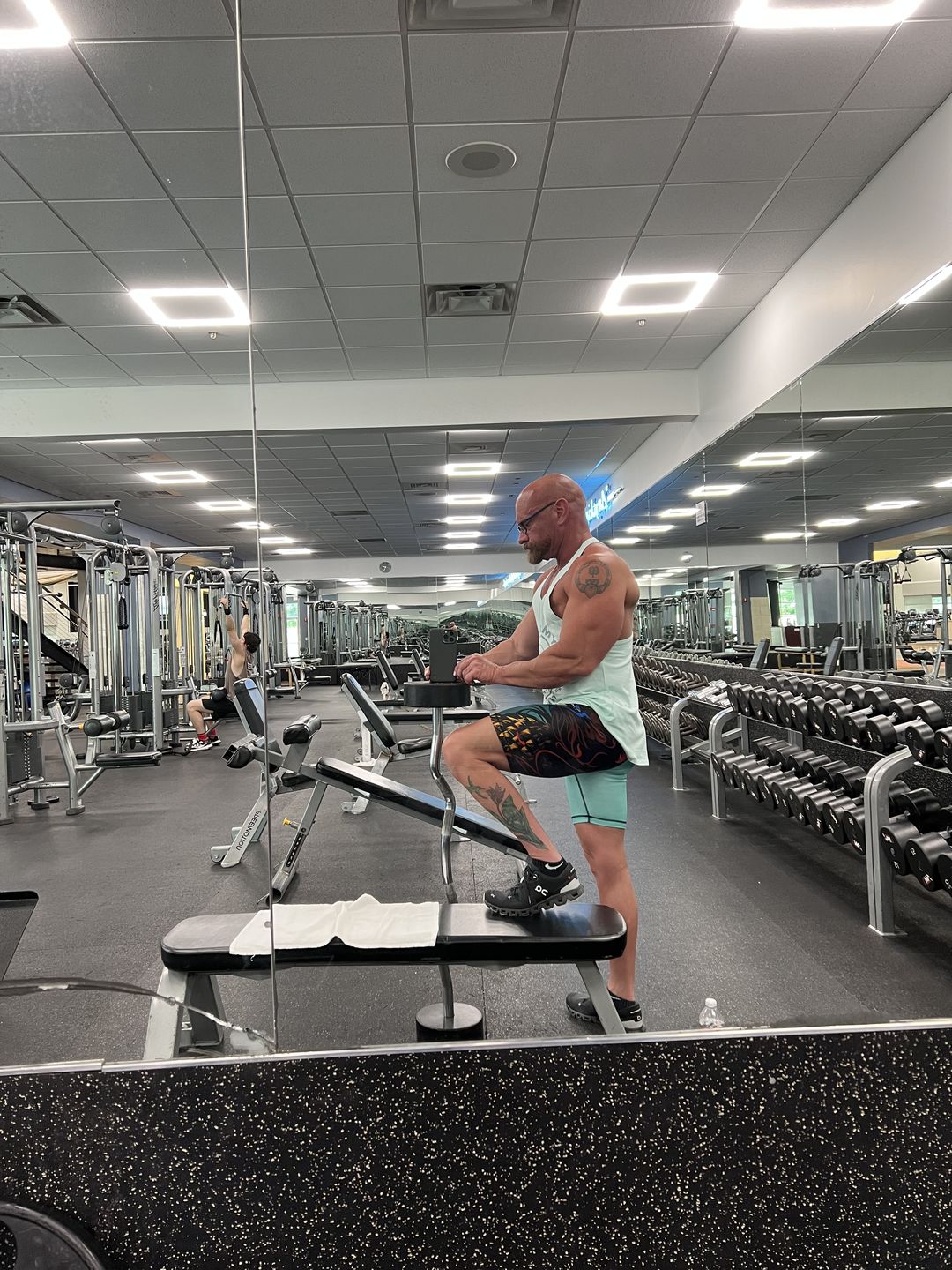 Customer photo review of Dragonbolt Compression Shorts