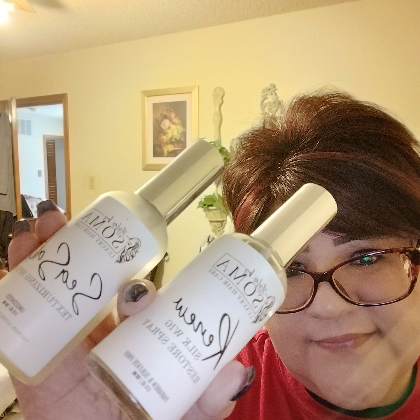 Customer photo review of DYNAMIC DUO (Renew Spray & Sea Salt Spray)