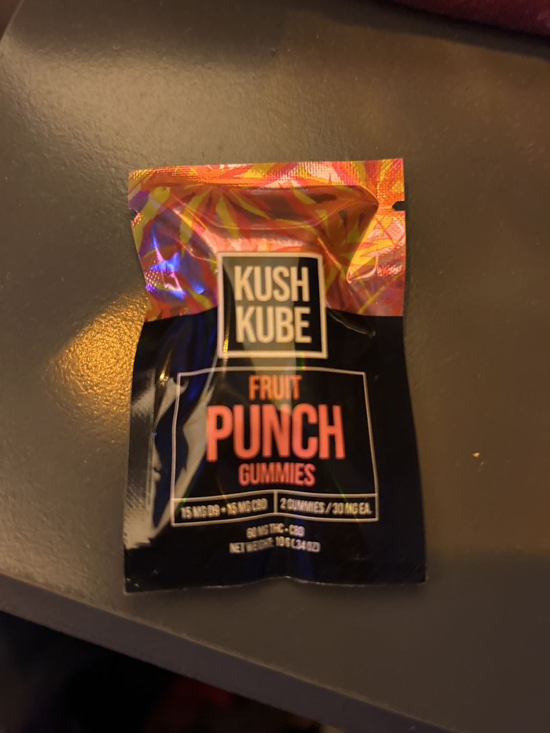Customer photo review of Fruit Punch - 10 Gummy Pack