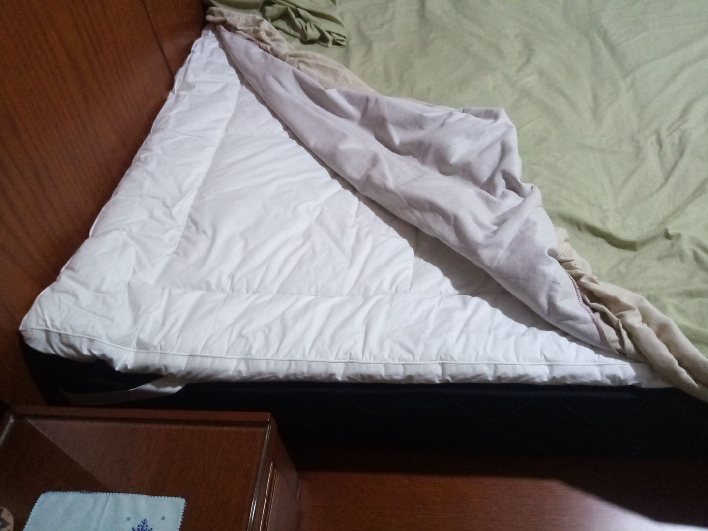 Customer photo review of Micro Fiber Topper Mattress