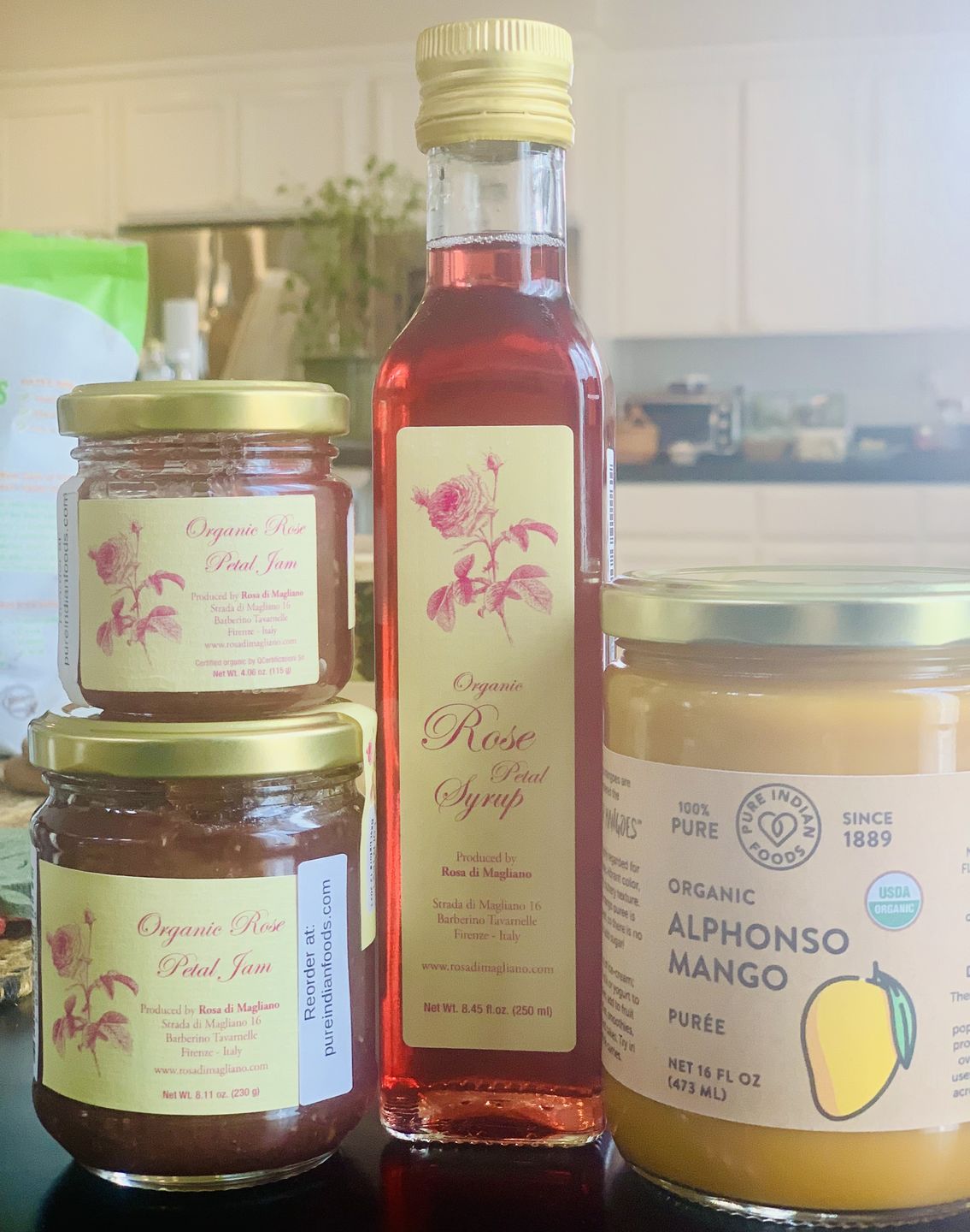 Customer photo review of Magliano Rose Petal Jam Preserve, Certified Organic