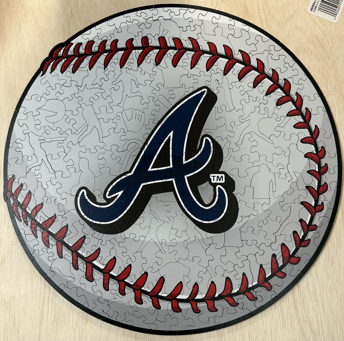 Customer photo review of Atlanta Braves® - Official Wooden Puzzle