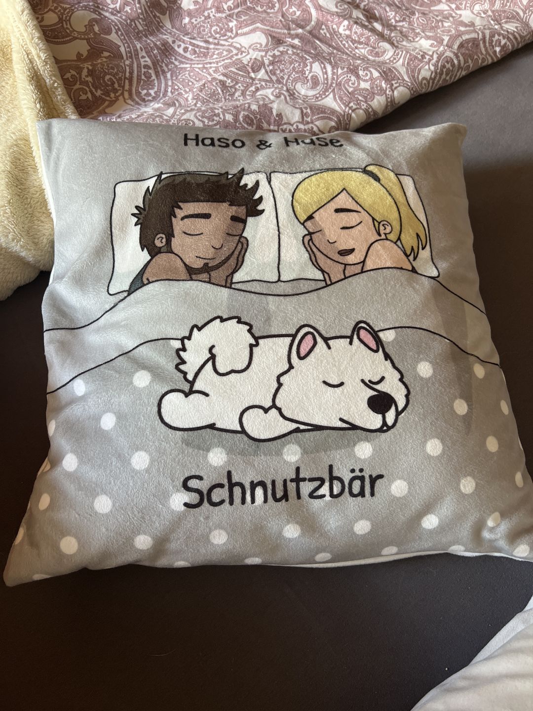 Customer photo review of Kuschelzeit mit Fellnasen - Individuelles Kissen