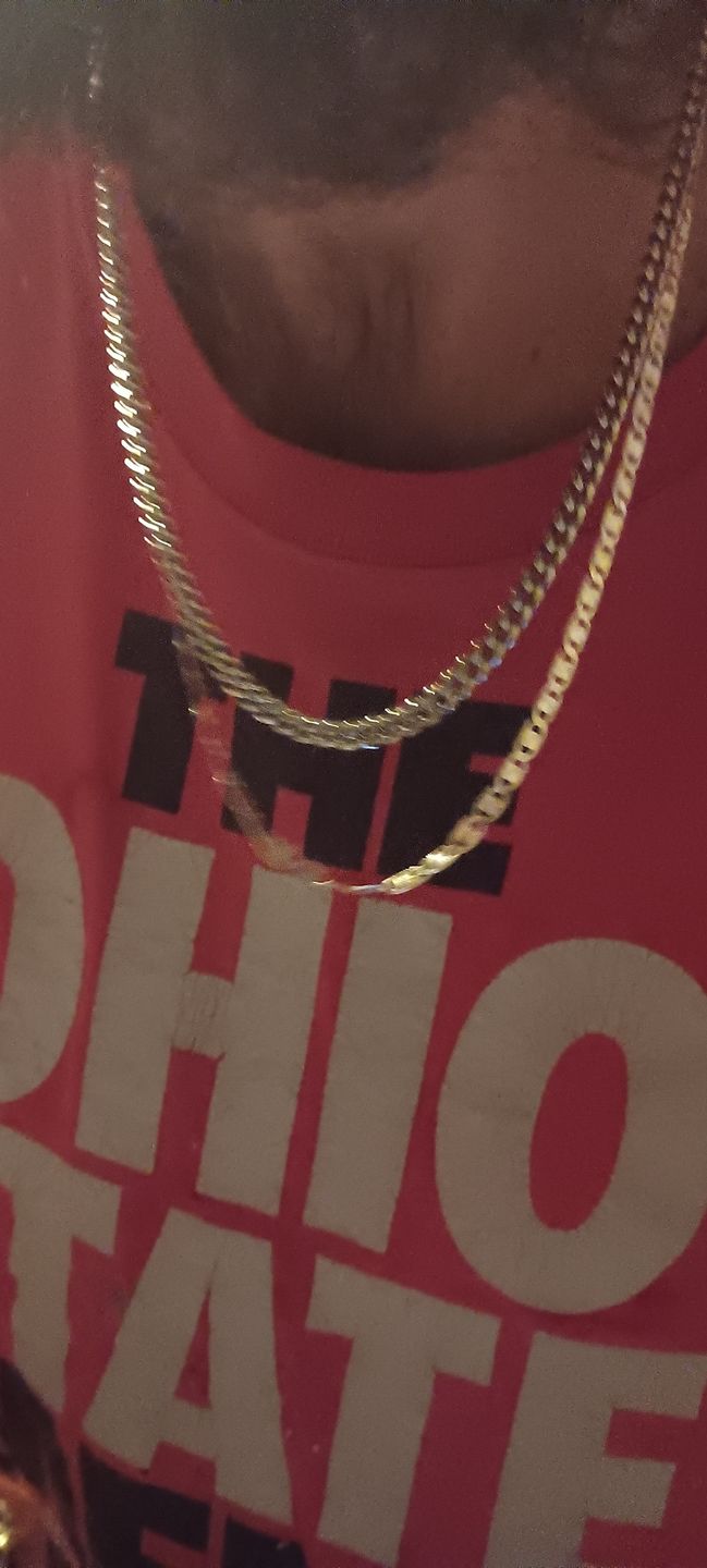 Customer photo review of To My Boyfriend - The Day I Met You - Cuban Link Chain Necklace