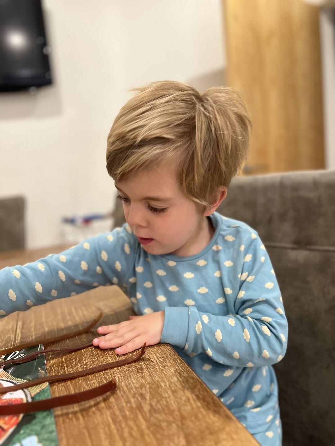 Customer photo review of Fluffy Cloud Organic Pyjamas