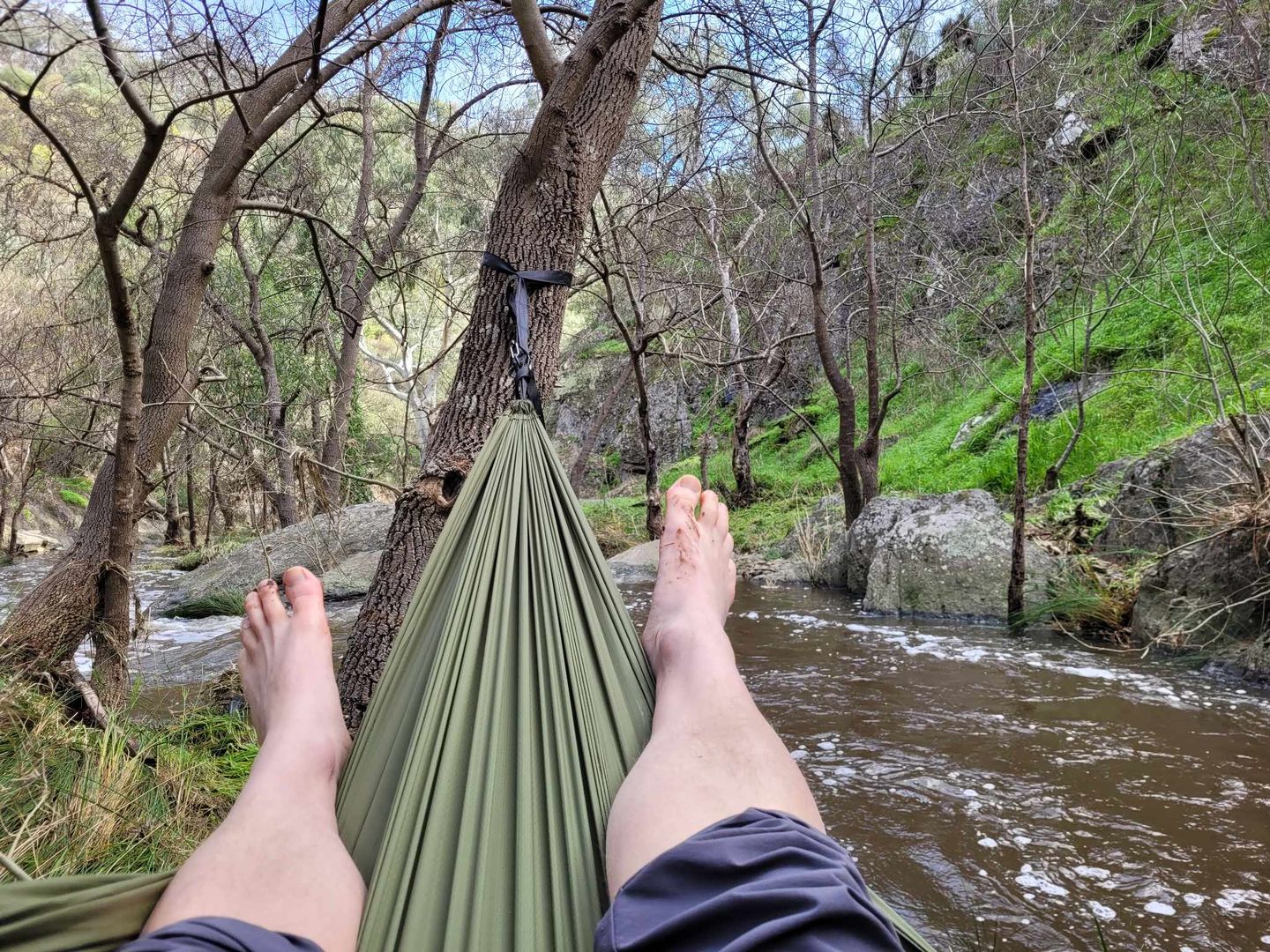 Customer photo review of Ultralight Hammock Set