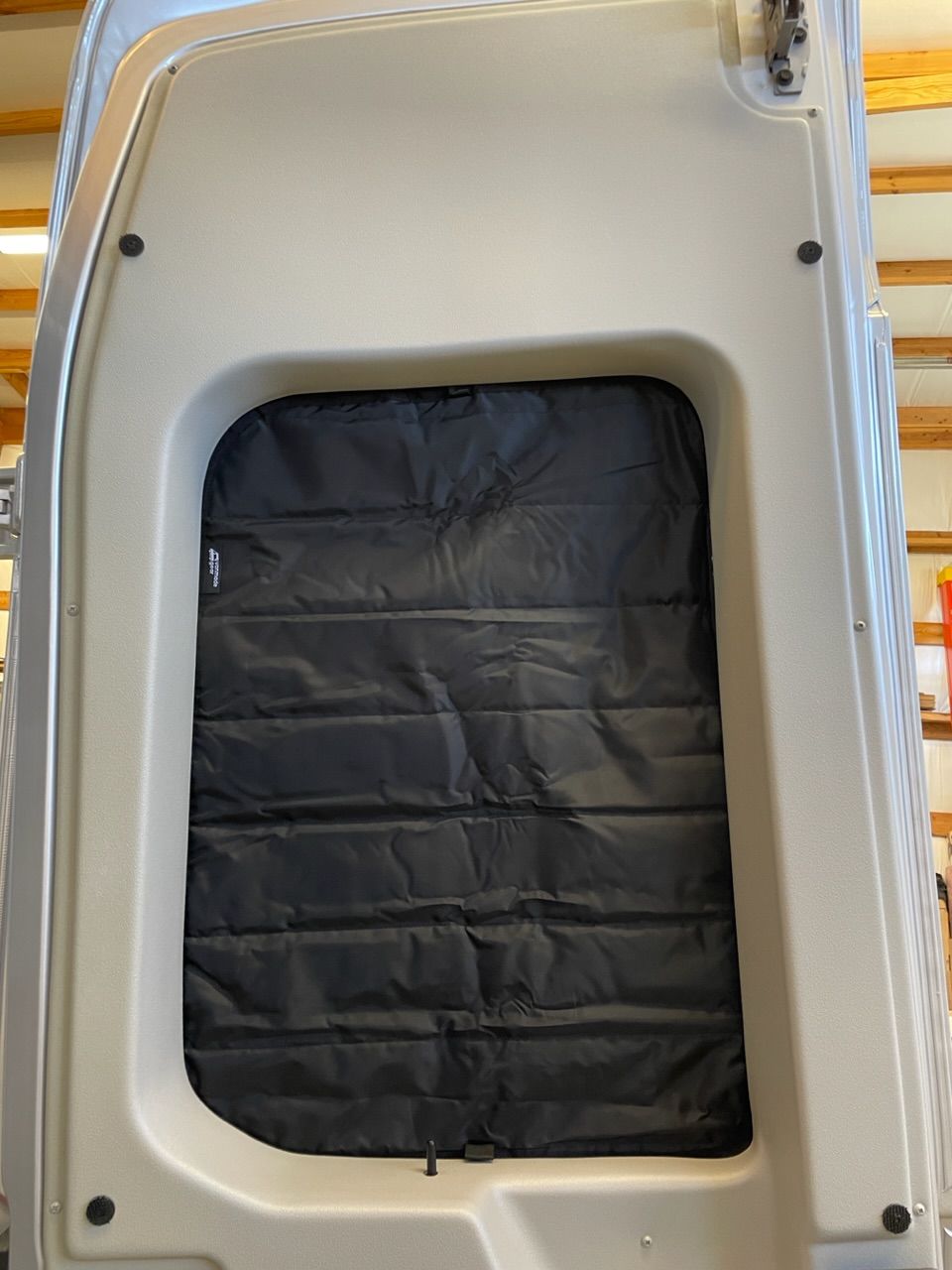 Customer photo review of Coachmen Beyond - Rear Door Shades (set)