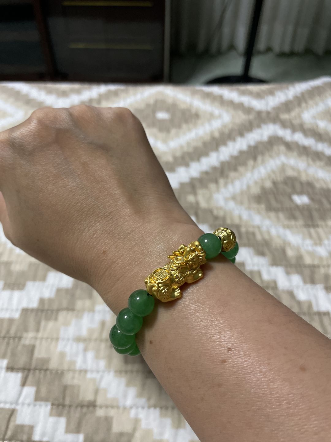 Customer photo review of Citrine with 24K Gold PiYao and Money Ball for Abundance - Success - Good Fortune