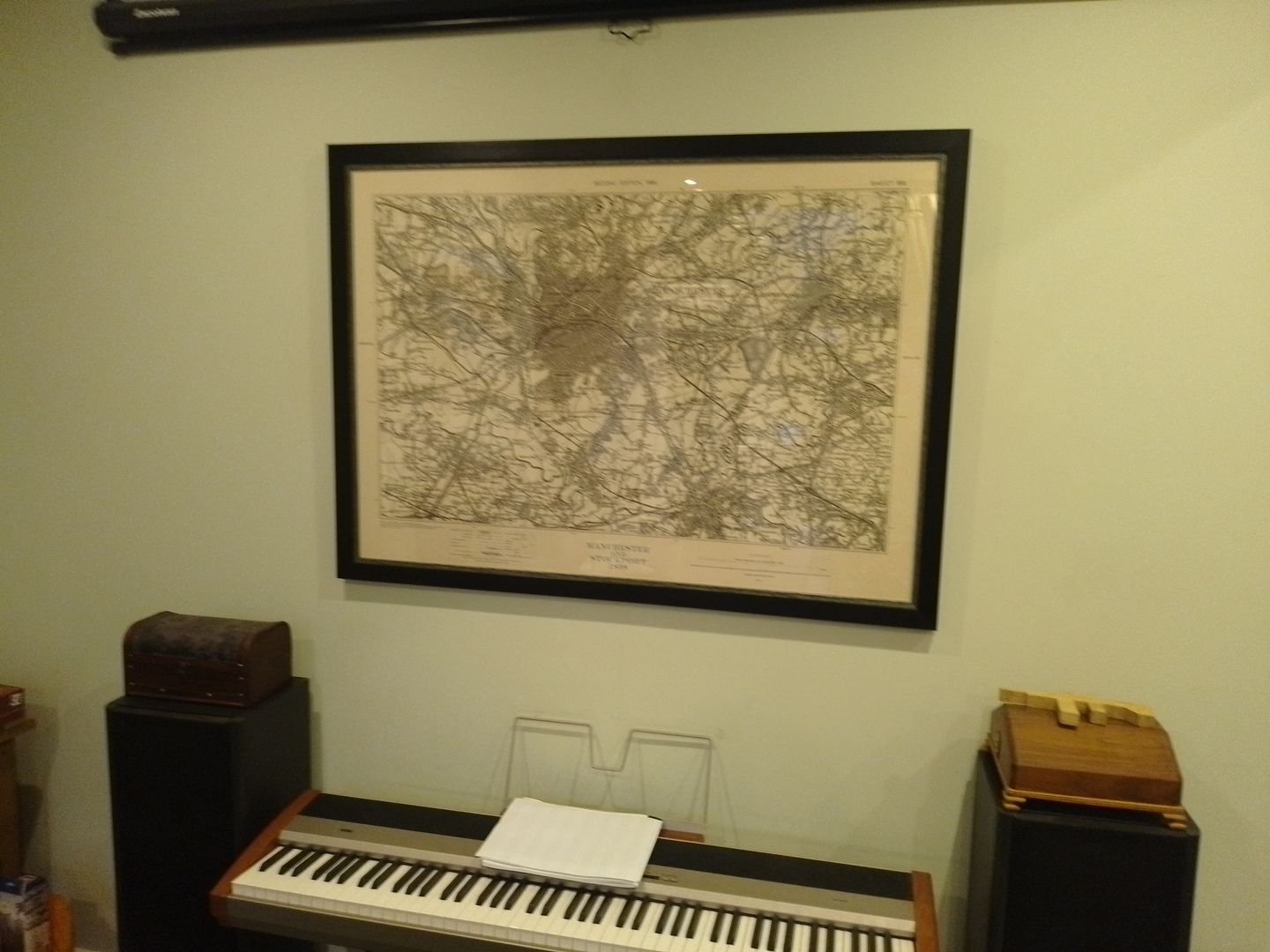 Customer photo review of Personalised Old Map - Make Your Own 1800s and 1900s Ordnance Survey Postcode Map