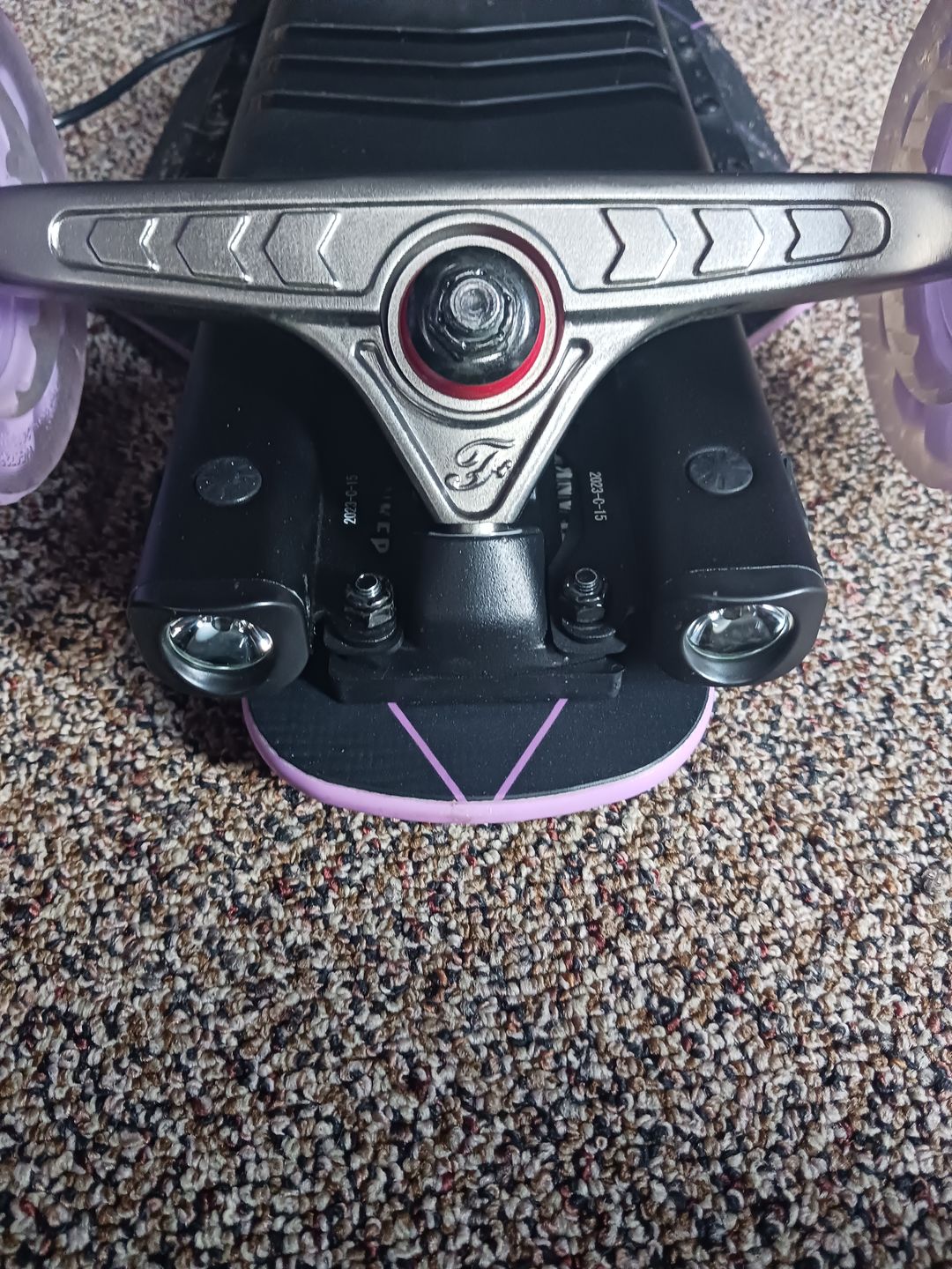 Customer photo review of Backfire Front Light for Electric Longboard -Gen II