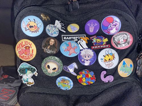 Customer photo review of Mystery Button Packs!