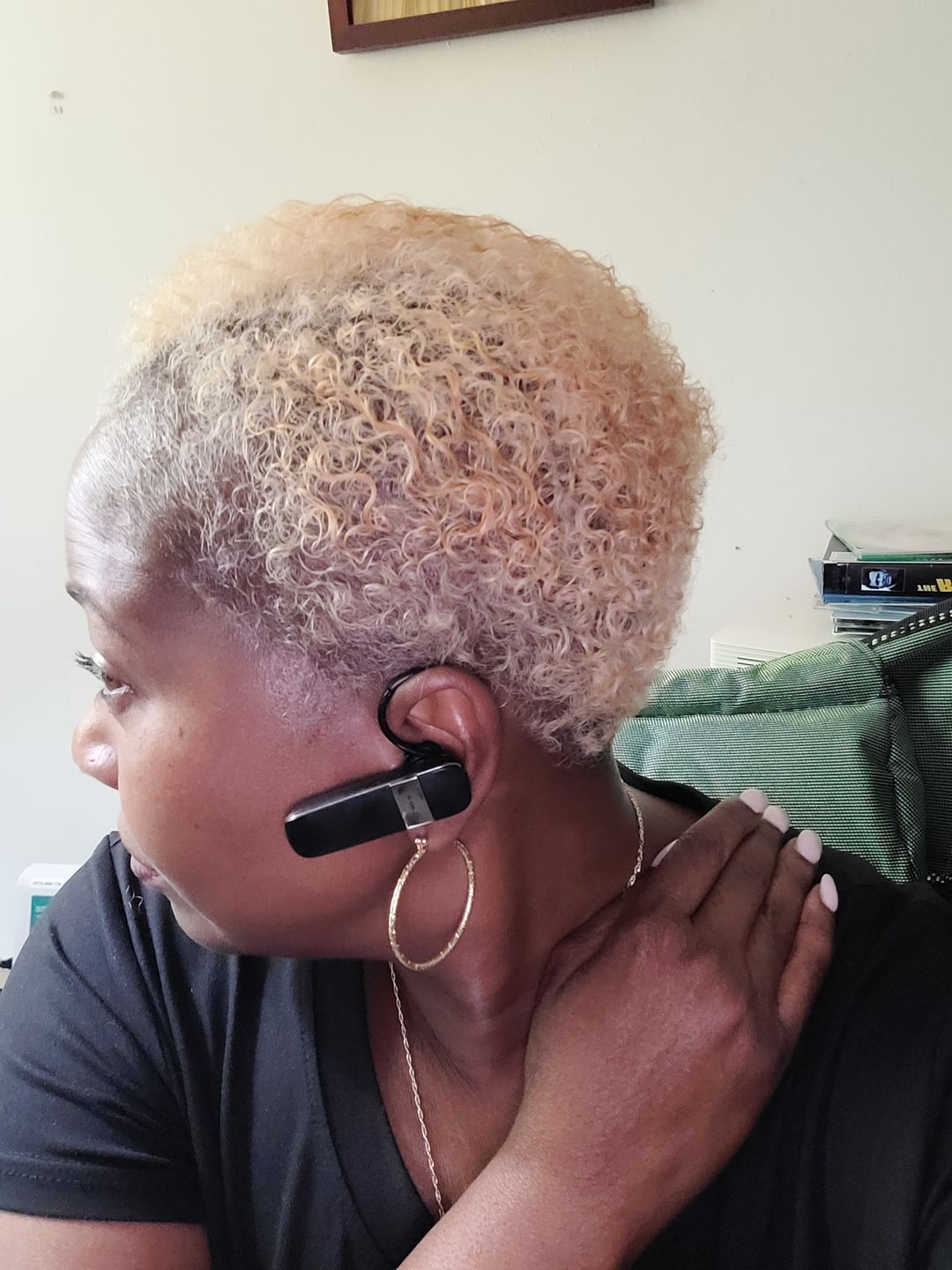 Customer photo review of Wash and Go System with Heavy Hold for Curly Hair