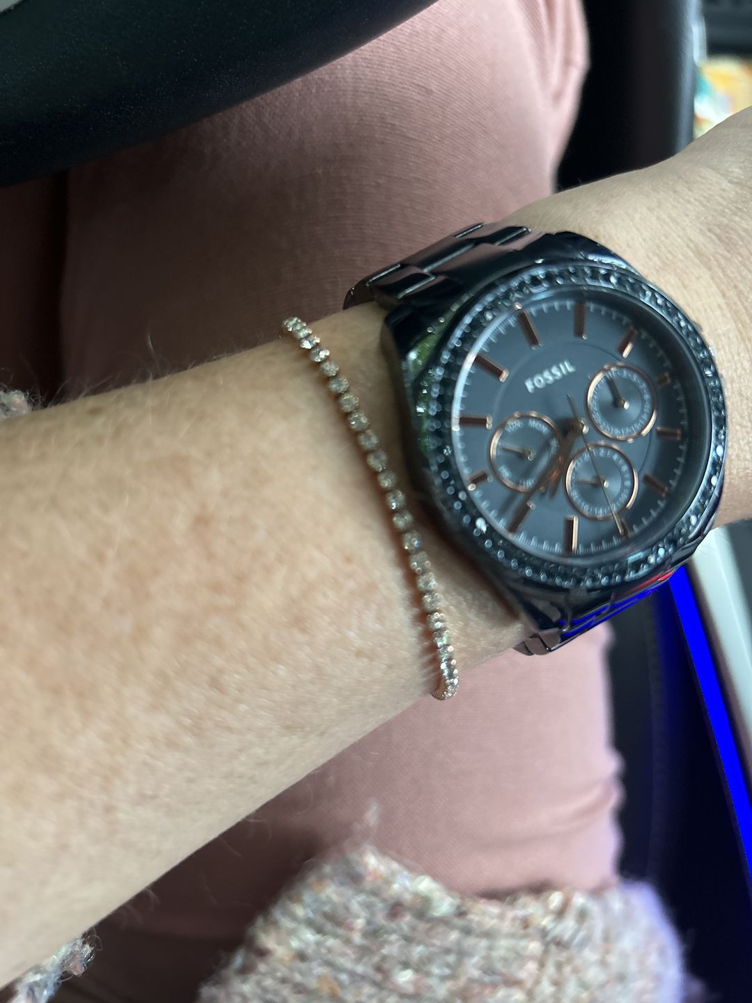 Customer photo review of Hi-Life Tennis Armband 14K Vergoldet