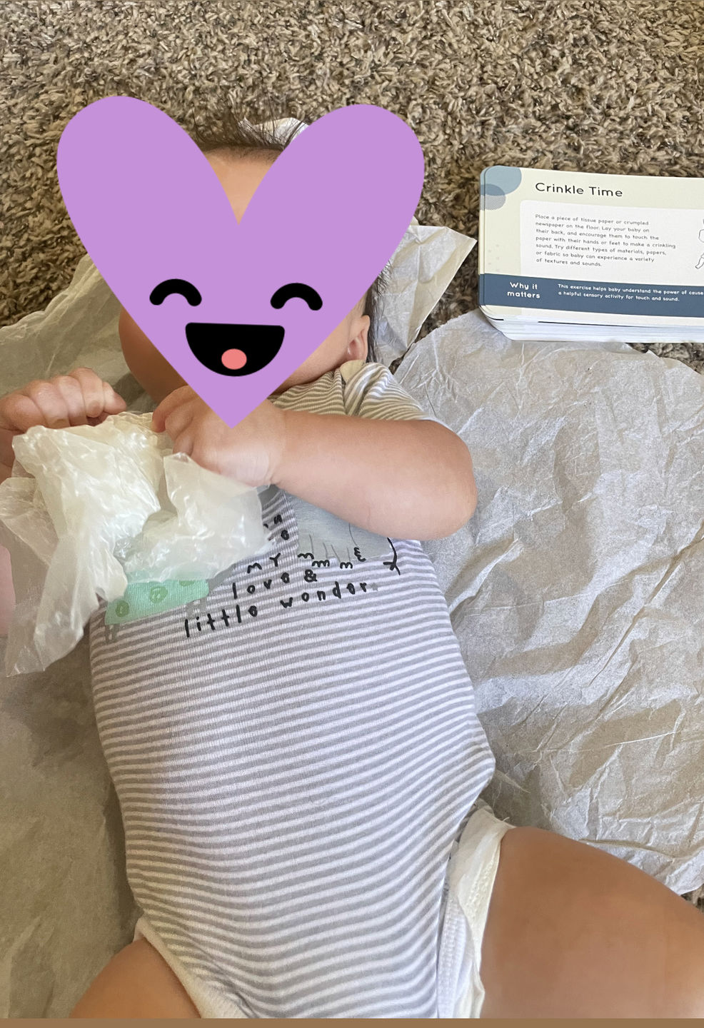 Customer photo review of Curious Baby™ Activity Cards