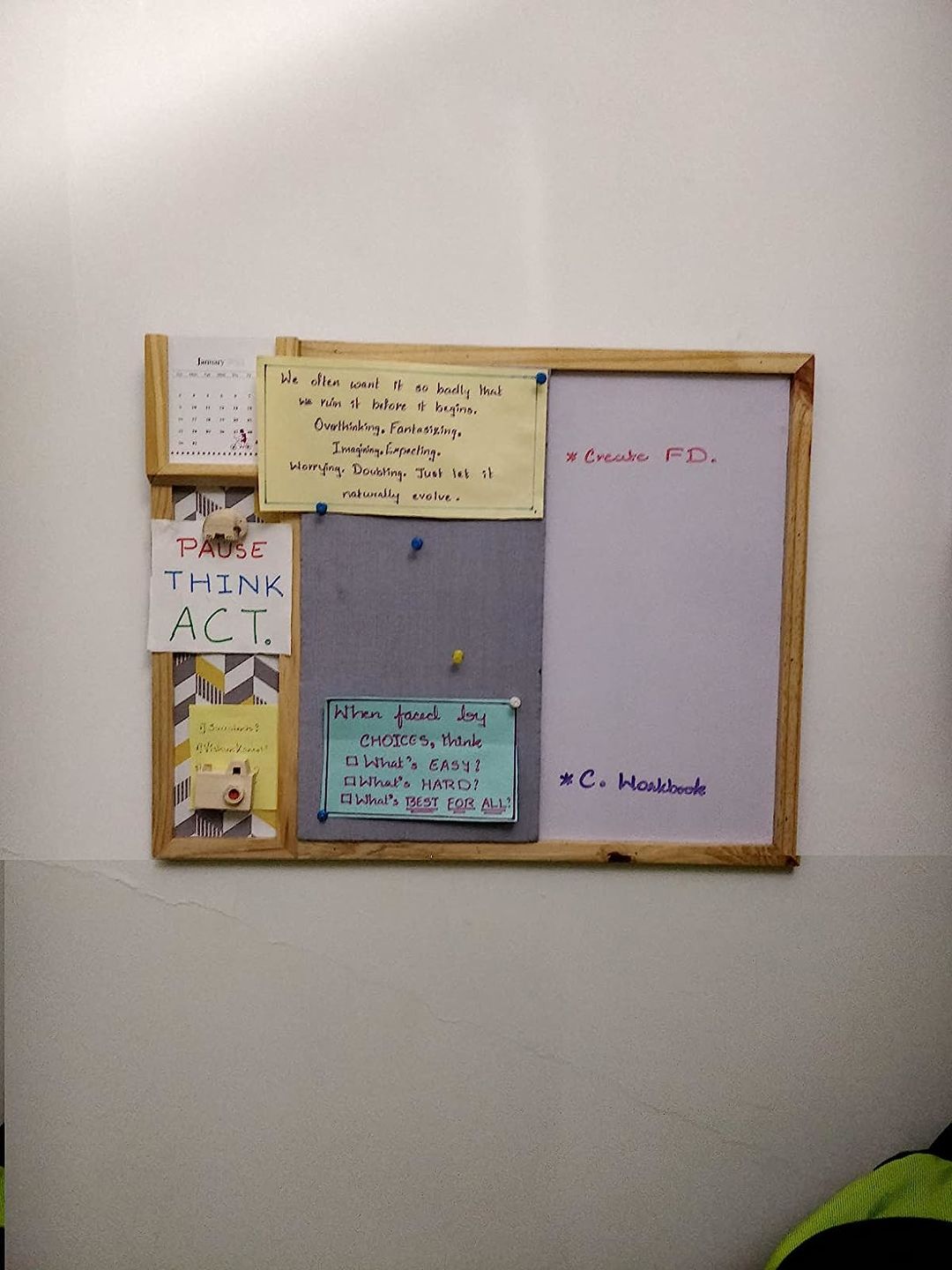 Customer photo review of IVEI Pin + White +Metal Combination board (big)