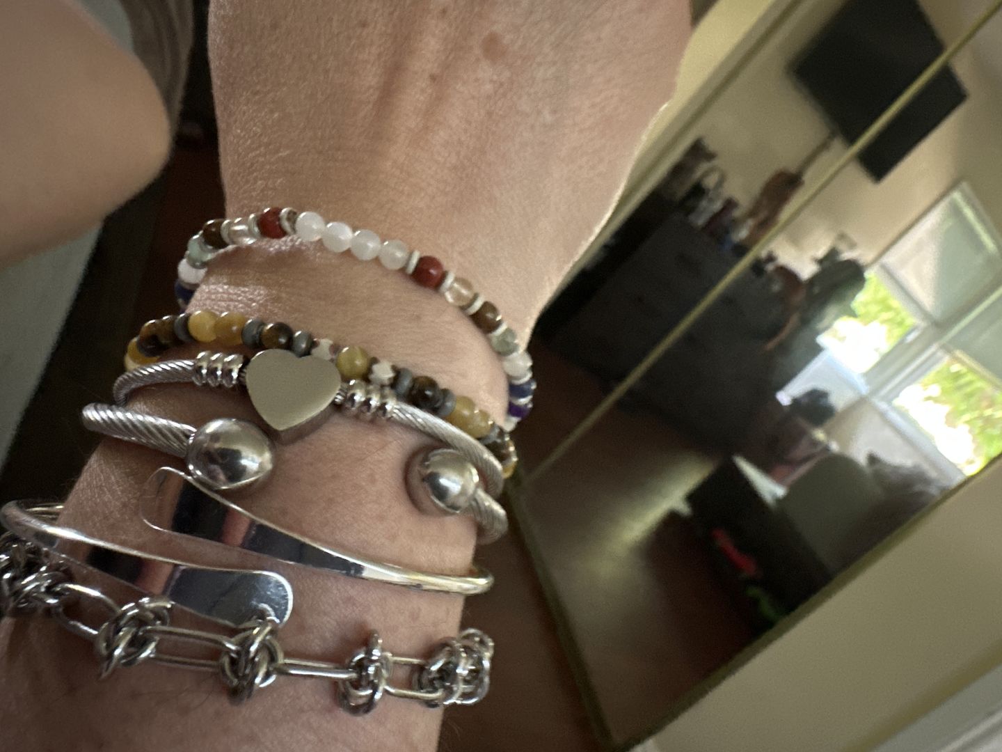 Customer photo review of Carissa Bracelet Stack