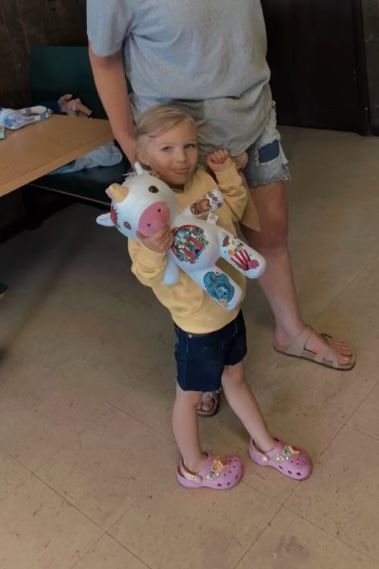Customer photo review of Candy the Unicorn