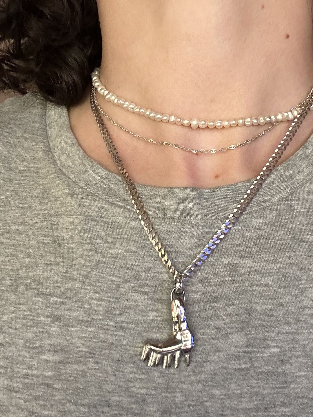 Customer photo review of SPIKE BOOT PENDANT