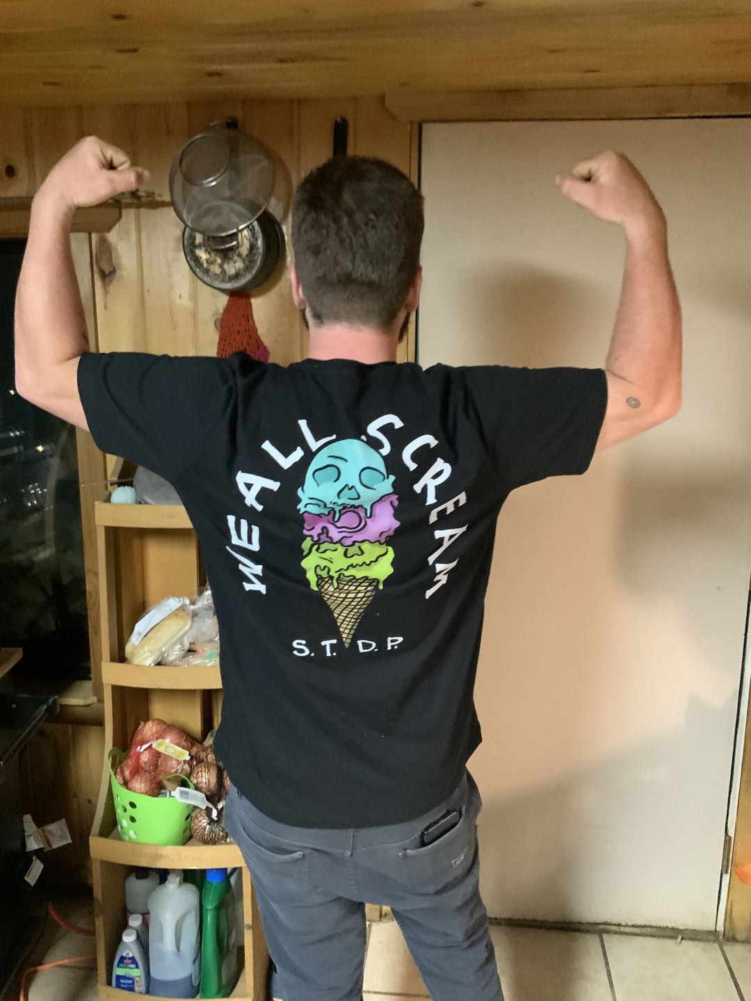Customer photo review of We All Scream Tee