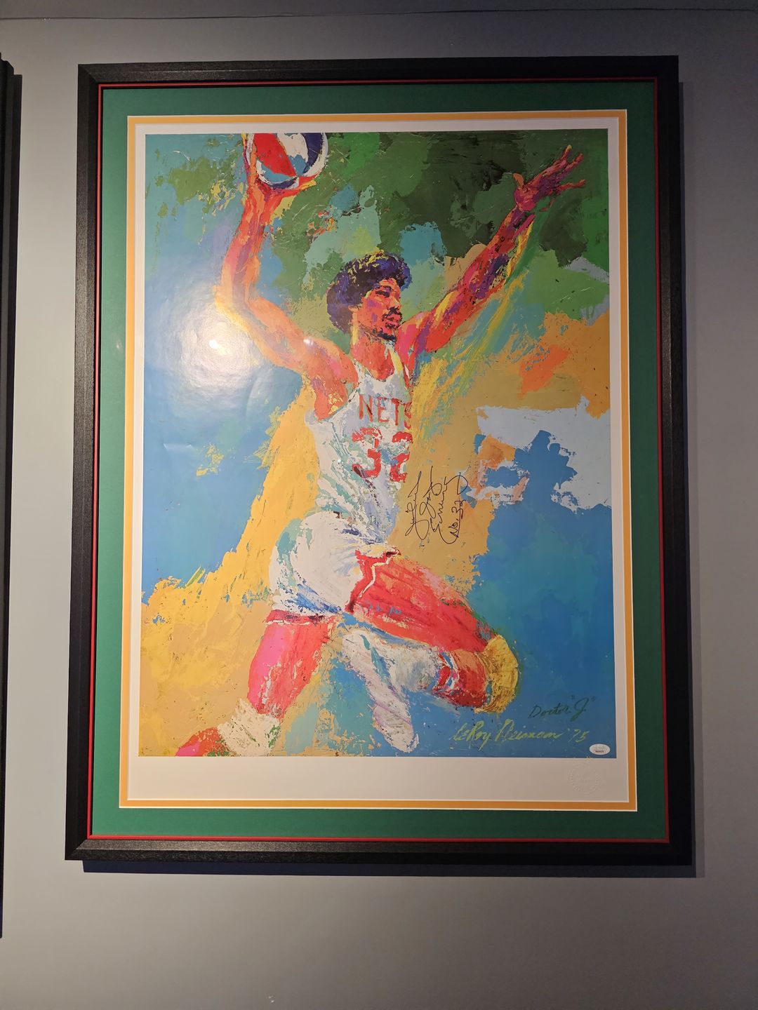 Customer photo review of Julius Erving Autograph Signing