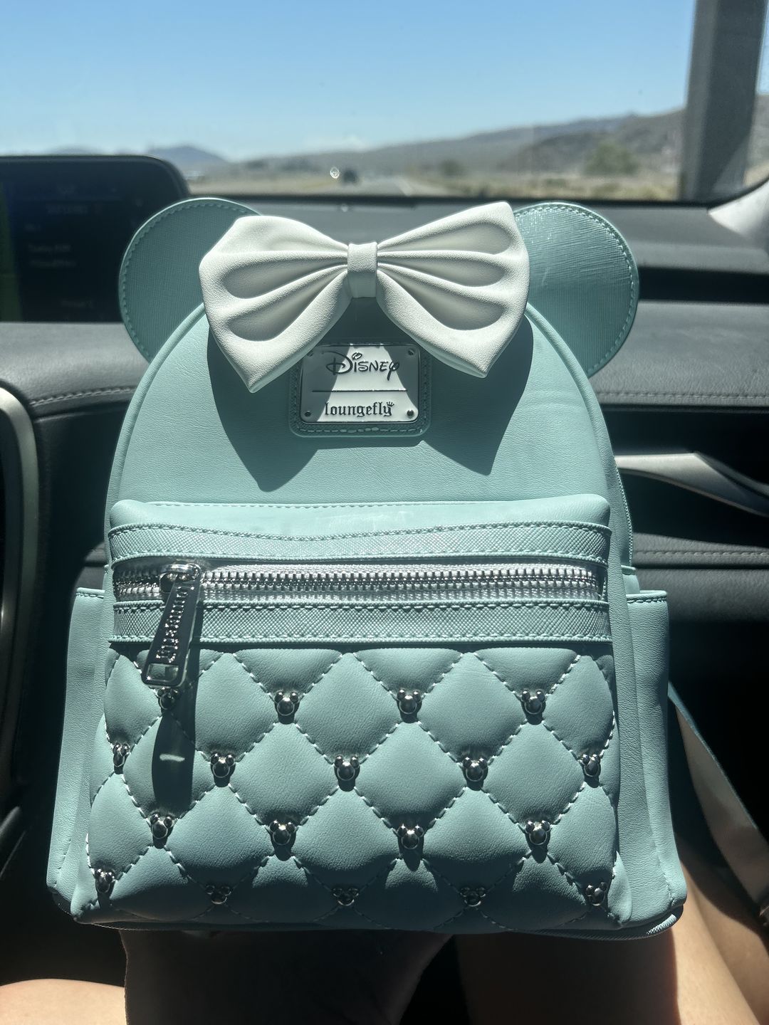 Customer photo review of 707 Street Exclusive - Loungefly Disney The Minnie Mouse Classic Series Mini Backpack - Elegance