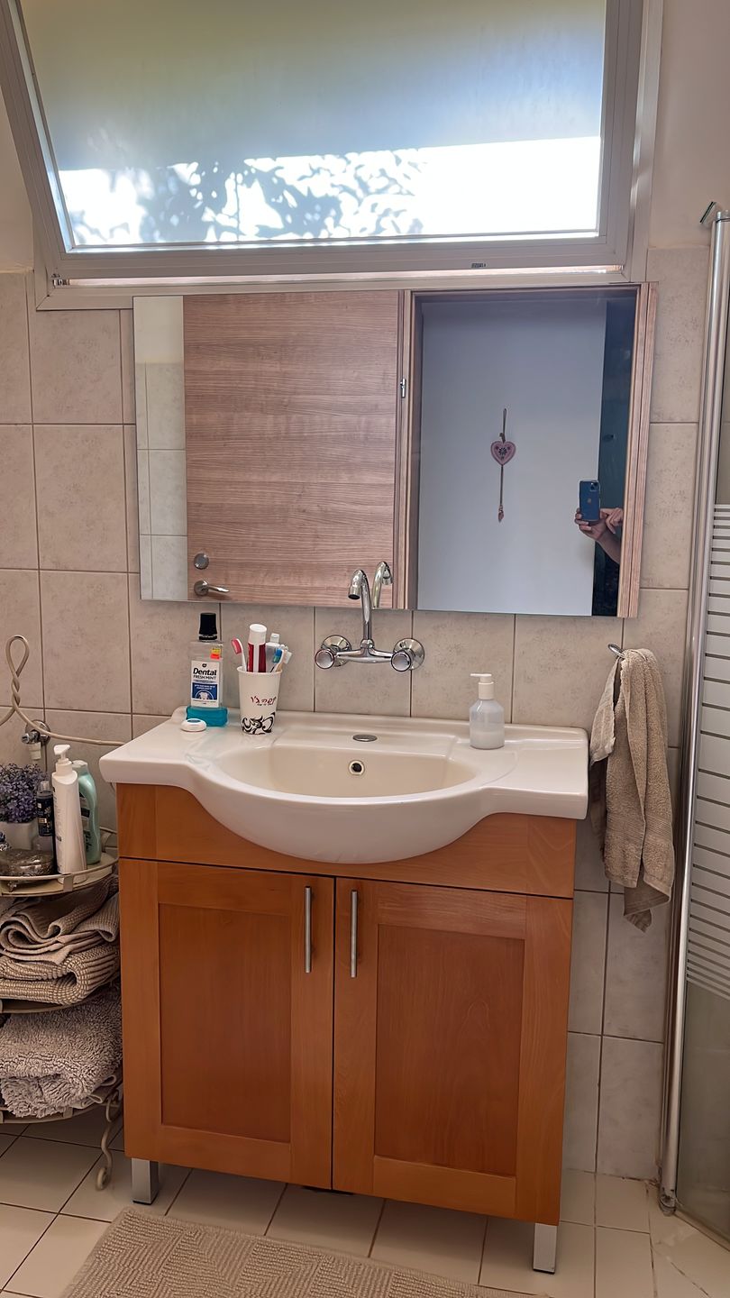Customer photo review of מראה ללא מסגרת לפי מידה