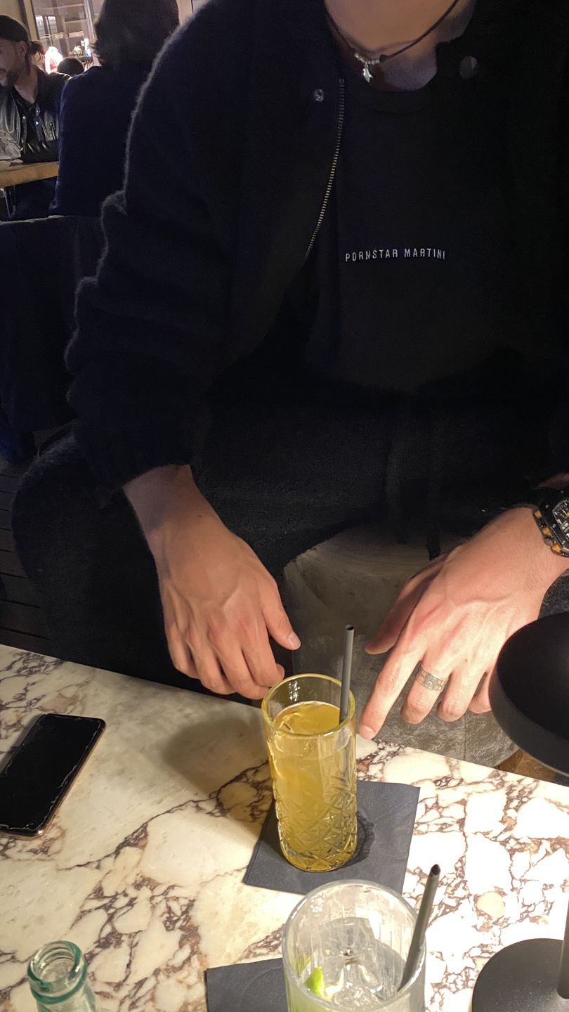 Customer photo review of The Pornstar Martini organic t-shirt