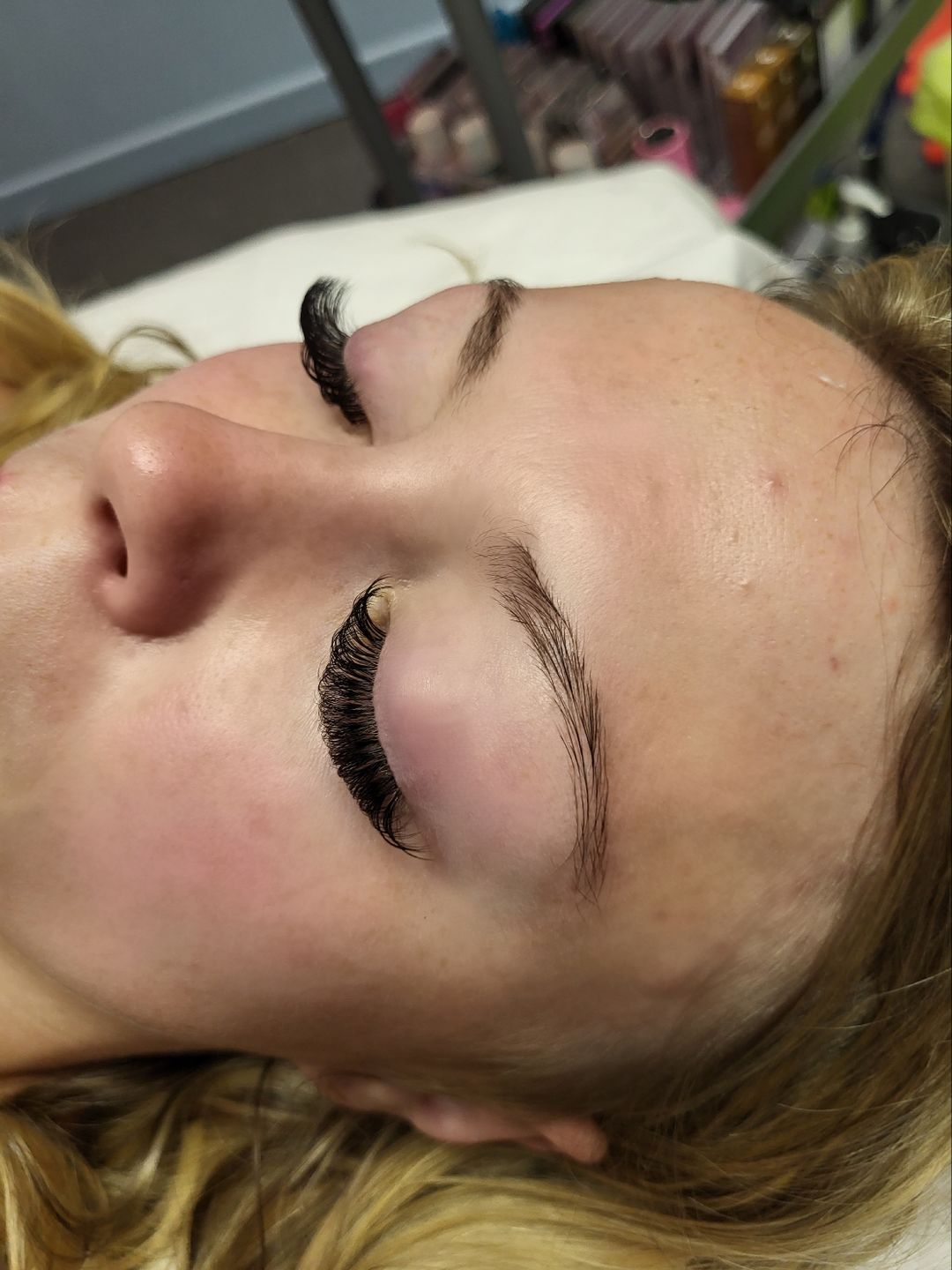 Customer photo review of Cashmere Volume Lash Extensions 0.03mm