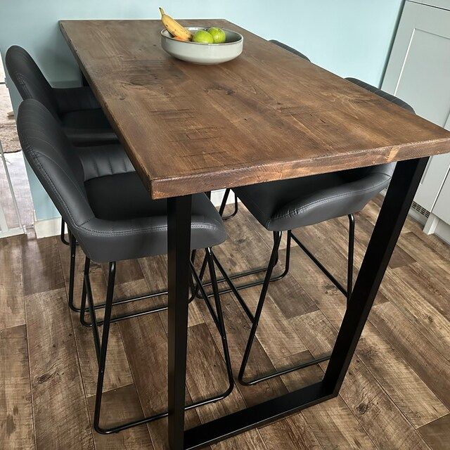 Customer photo review of Industrial Breakfast Bar | Counter