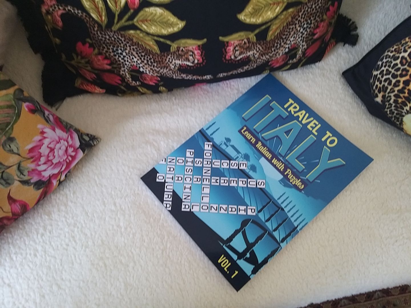 Customer photo review of Vol. 1 - Travel to Italy - Learn Italian with Puzzles (PAPERBACK)