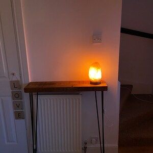 Customer photo review of Console Table 20cm Depth | Hairpin Leg