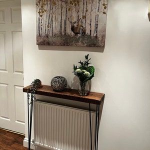 Customer photo review of Console Table 20cm Depth | Hairpin Leg
