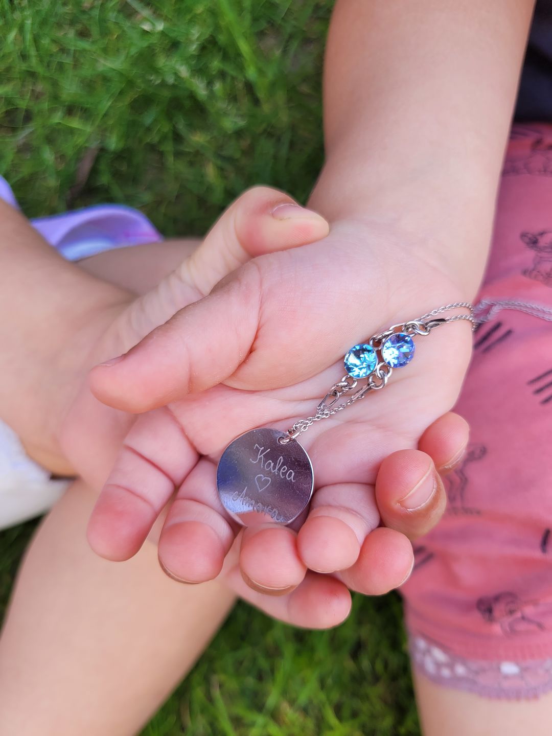 Customer photo review of Halskette mit Geburtsstein