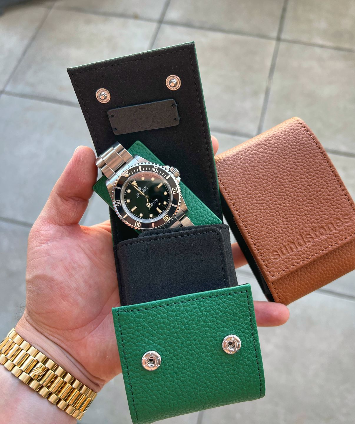 Customer photo review of Sienna Solo Watch Pouch