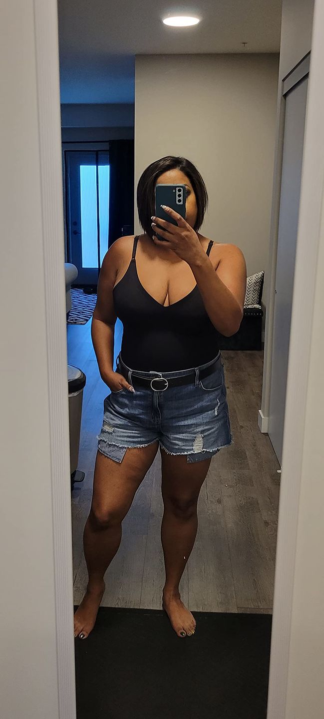 Customer photo review of Sculpting Camisole Bodysuit