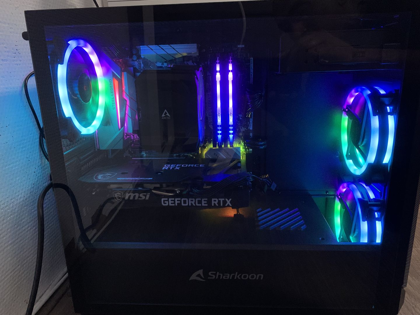 Customer photo review of ASRock B450M Steel Legend - B450 Socket AM4 Micro-ATX - Moederbord