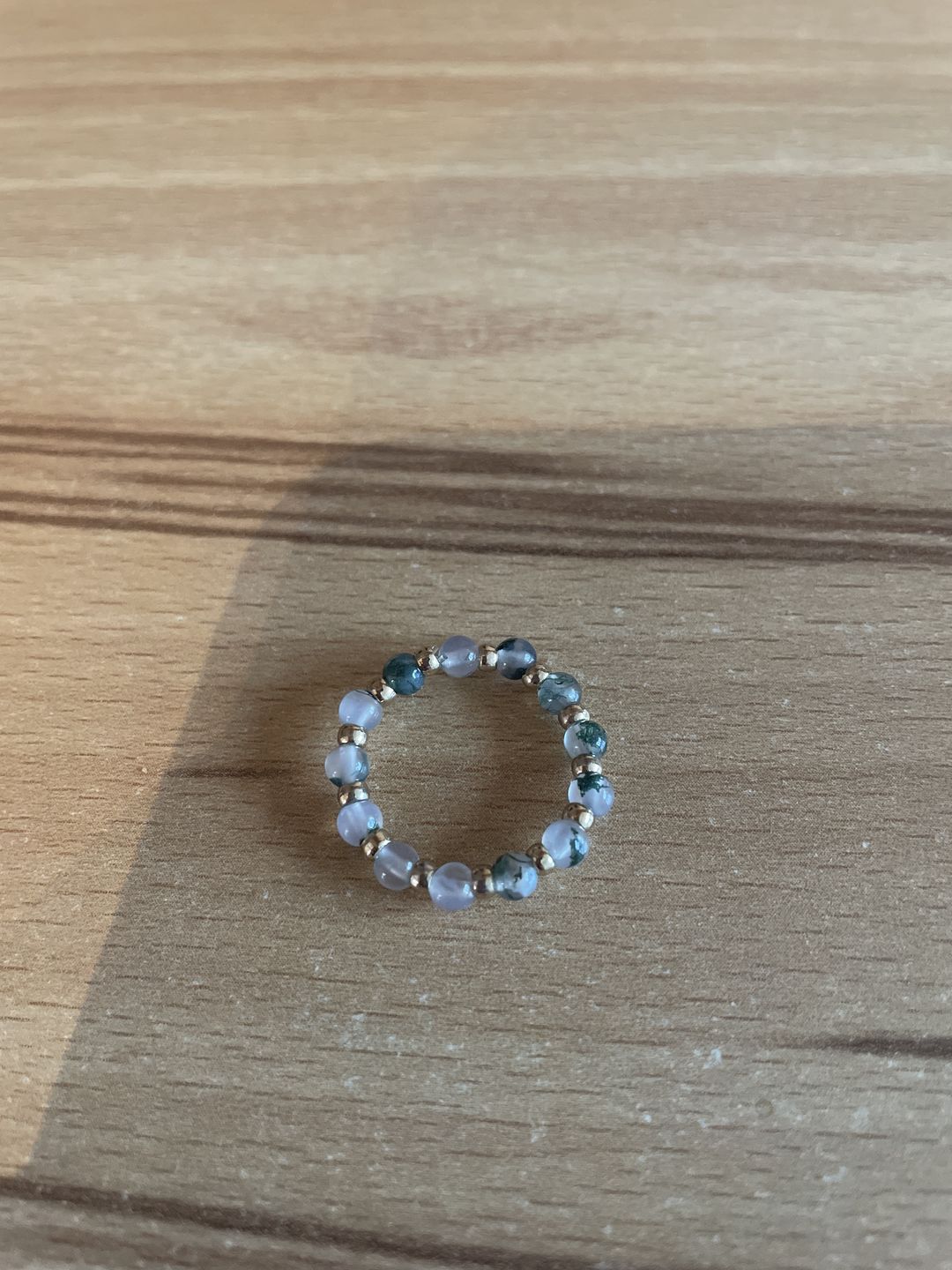 Customer photo review of Stone Bead Ring