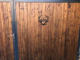 Customer photo review of Monogramm - Hirschgeweih aus edlem Stahl (personalisierbar)