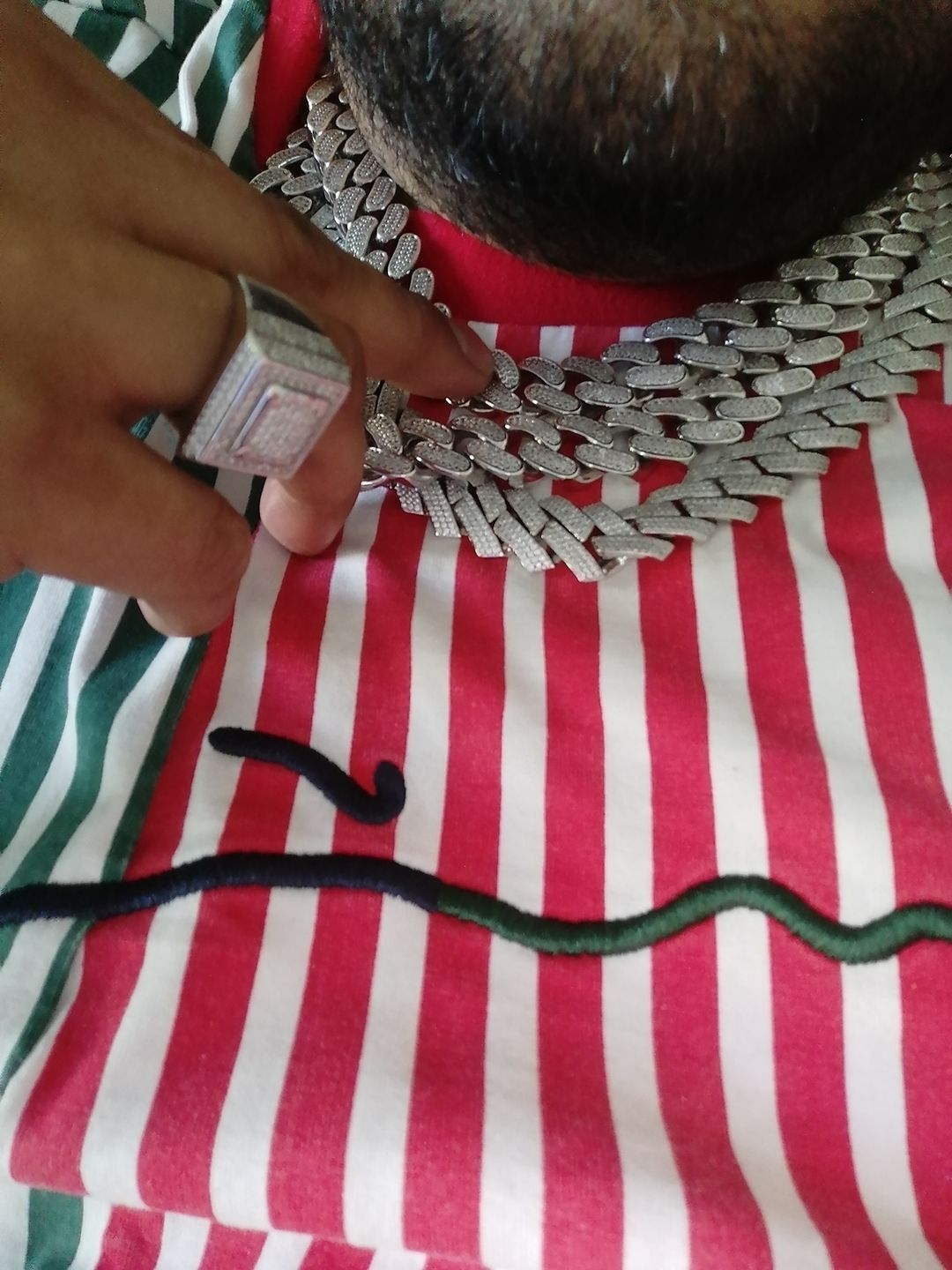 Customer photo review of ICE BLOX RING. - 925 STERLING SILVER