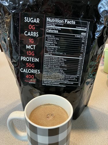 Customer photo review of True Meal Low Carb Meal Replacement