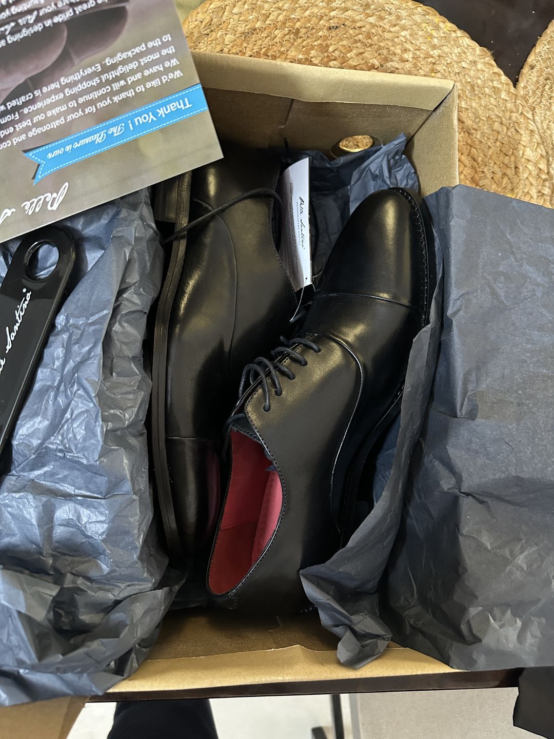 Customer photo review of Classic Cap Toe Oxfords - Black