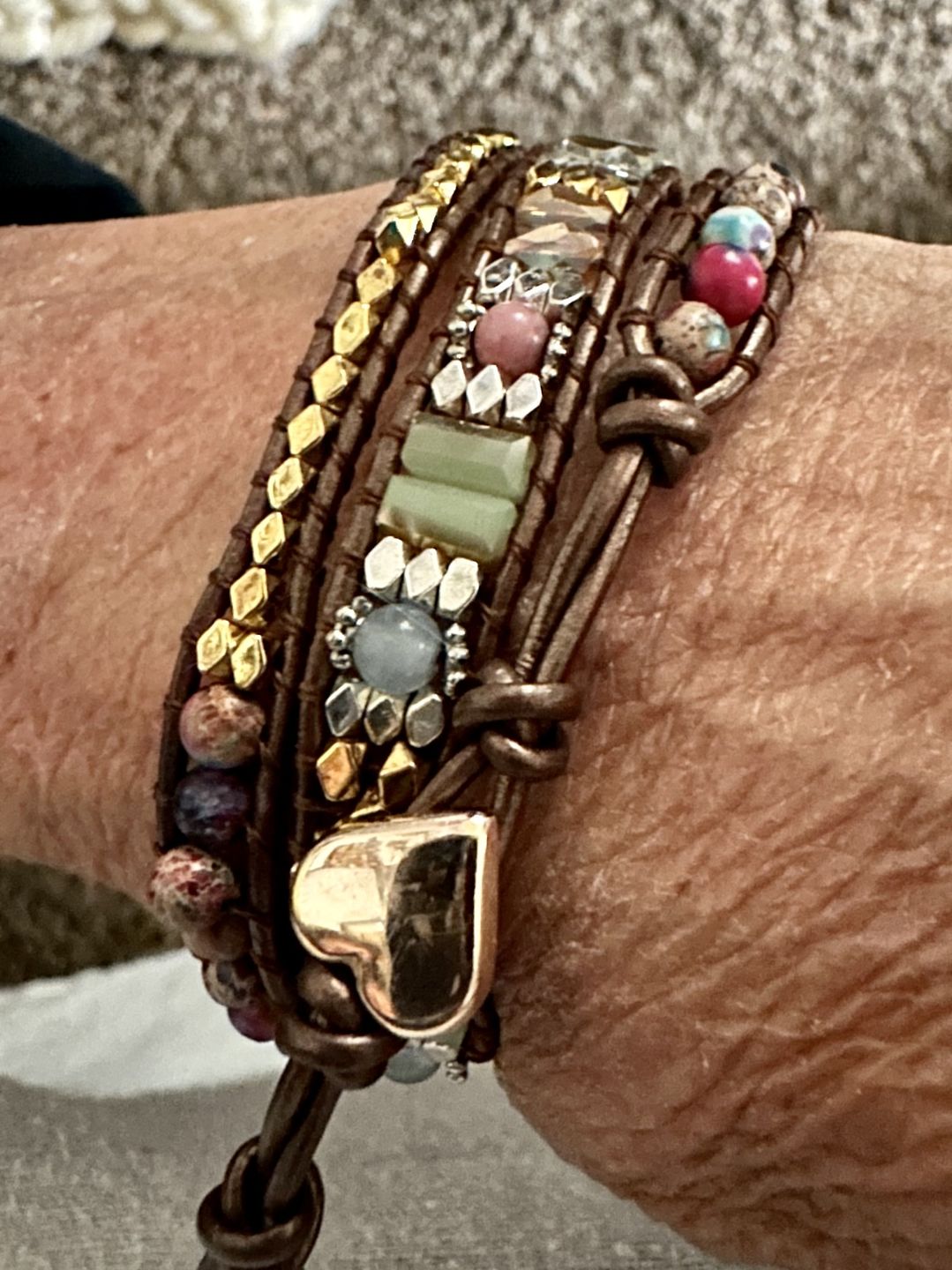 Customer photo review of Imperial Heart Protection Wrap Bracelet