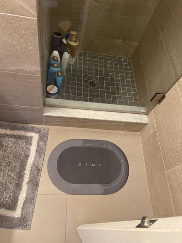Customer photo review of OZBATH™ Ultra Absorbent Mat - 50% OFF TODAY