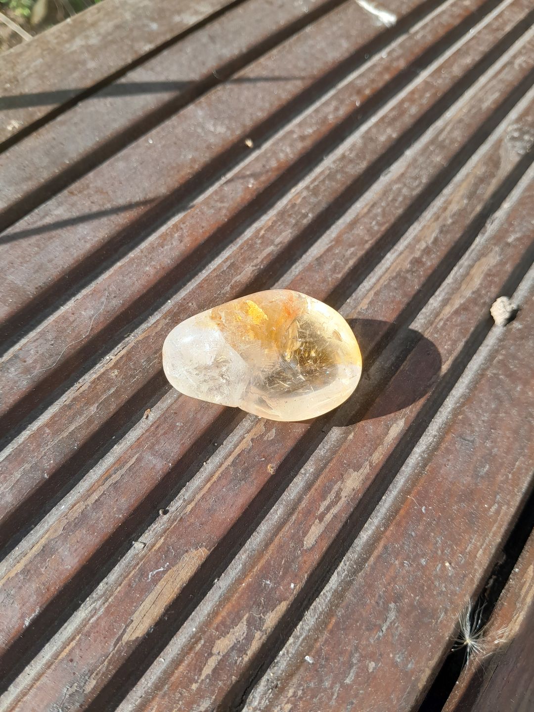 Customer photo review of Natural citrine - Tumblestone