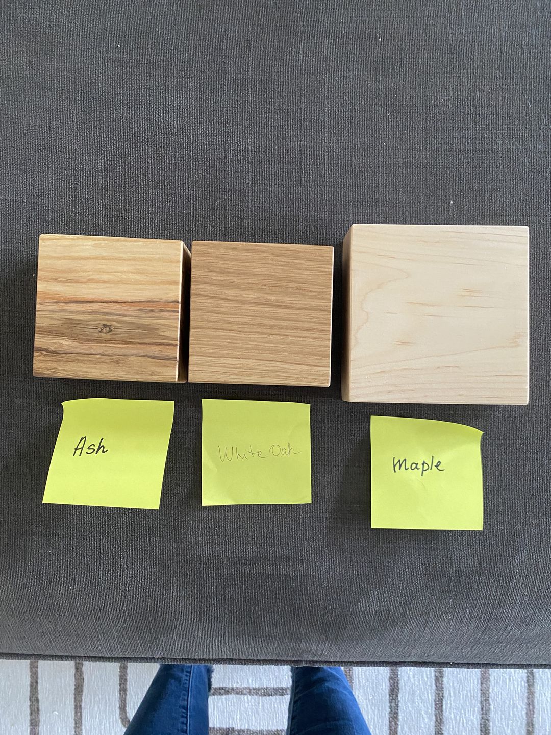 Customer photo review of White Oak Sample
