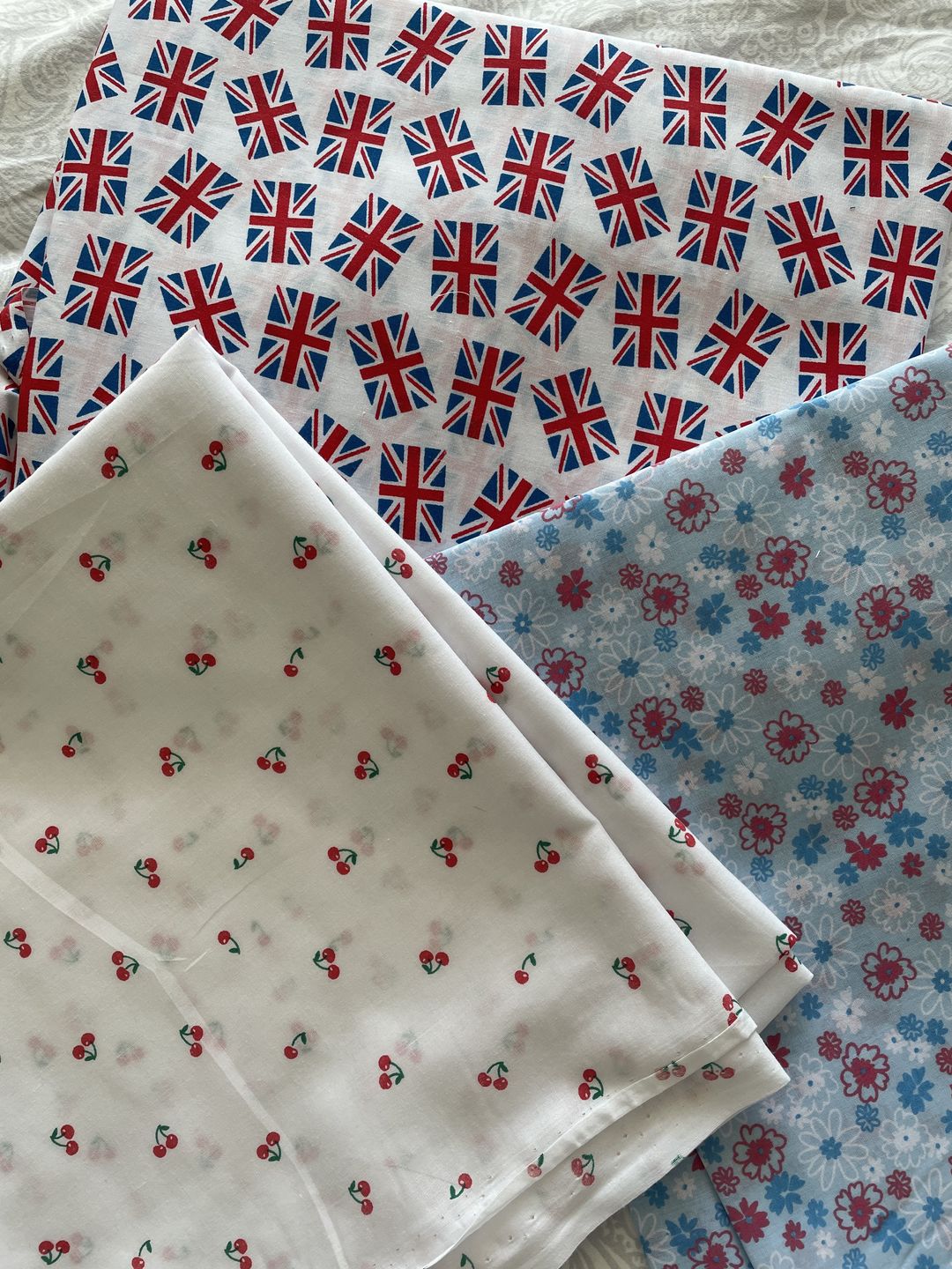 Customer photo review of Printed Polycotton Bundle 1m X 3