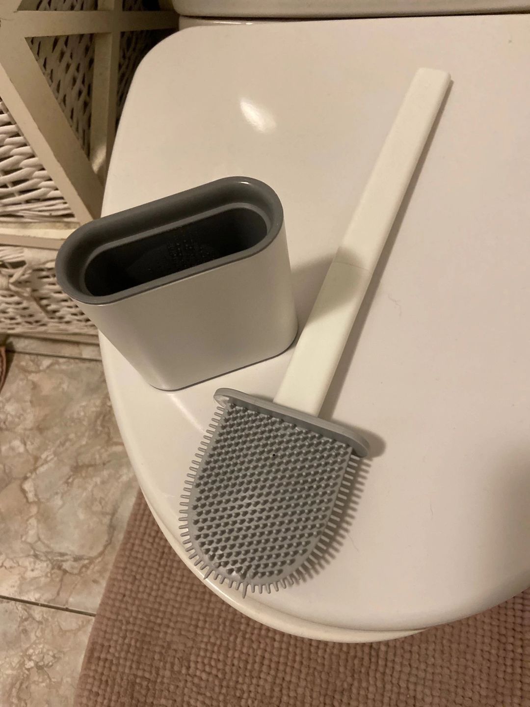 Customer photo review of OZBATH™ Silicone Toilet Brush - 50% OFF TODAY